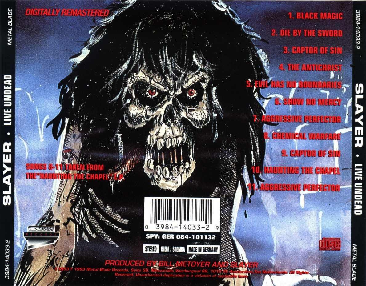 Slayer - Live Undead (1984) Thrash Metal