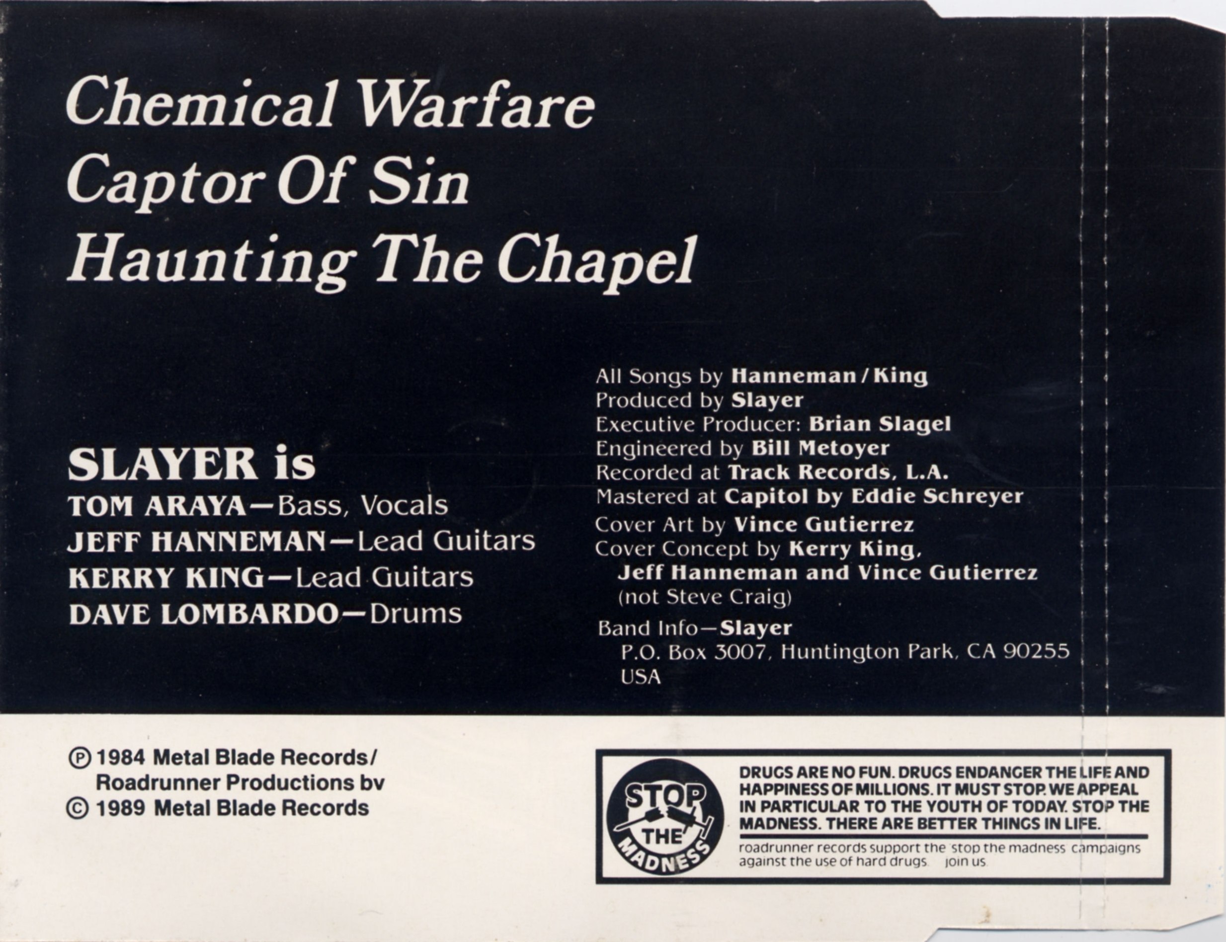 Slayer - Haunting The Chapel [ep] (1984) Thrash Metal