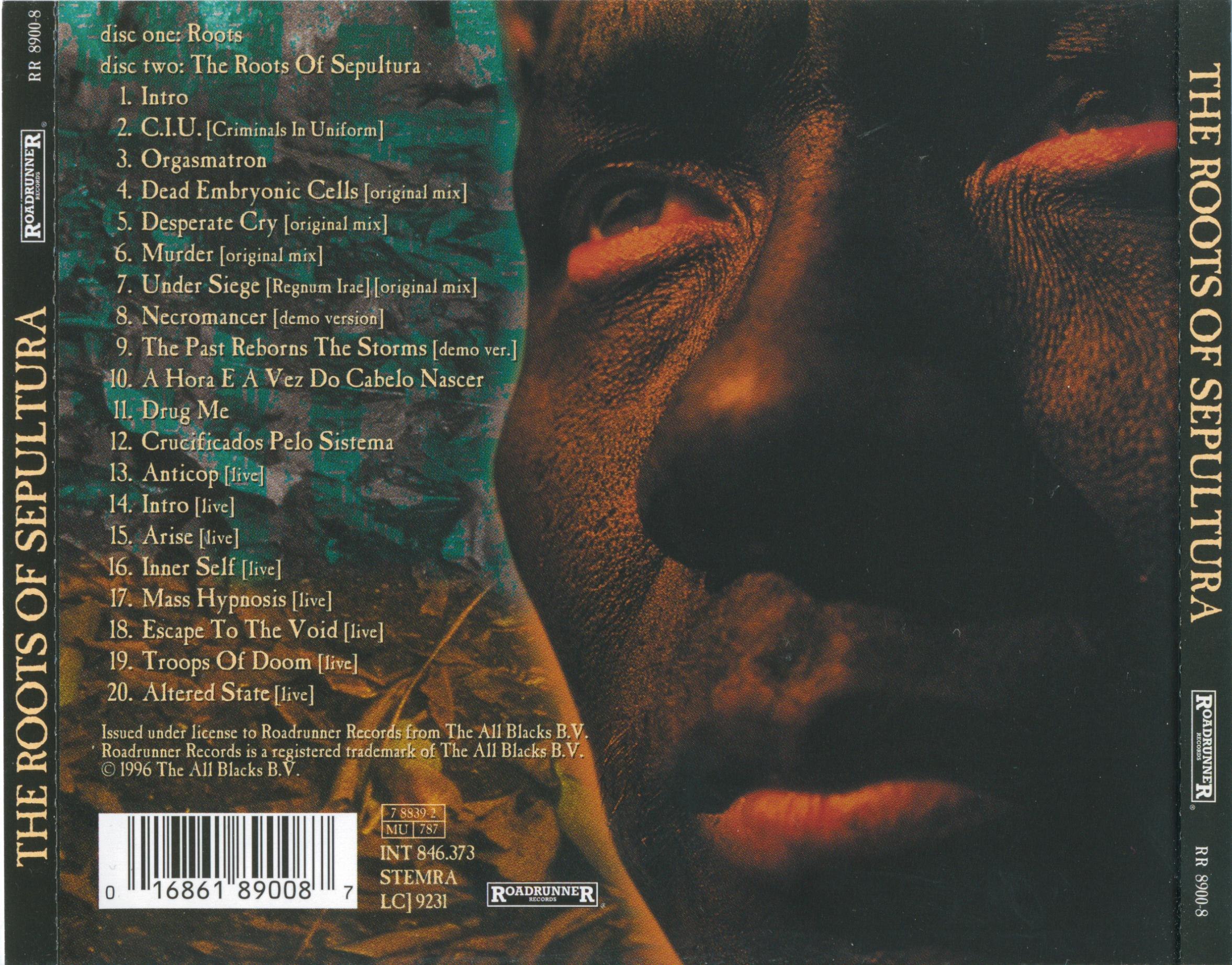 Sepultura - The Roots Of Sepultura [best of⁄compilation] (1997) Death⁄Thrash Metal