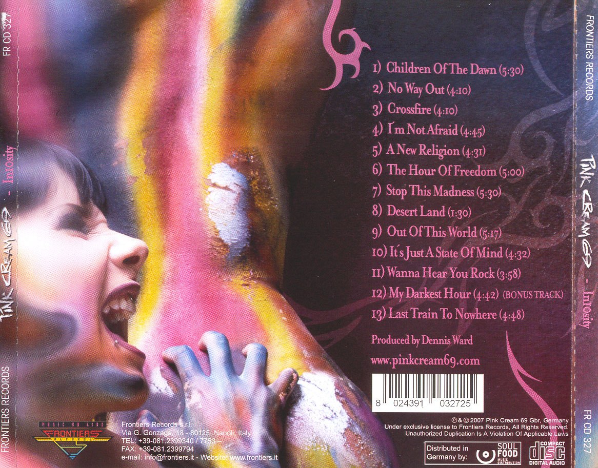Pink Cream 69 - In10sity (2007) Melodic Power Metal - Glam⁄Hard Rock