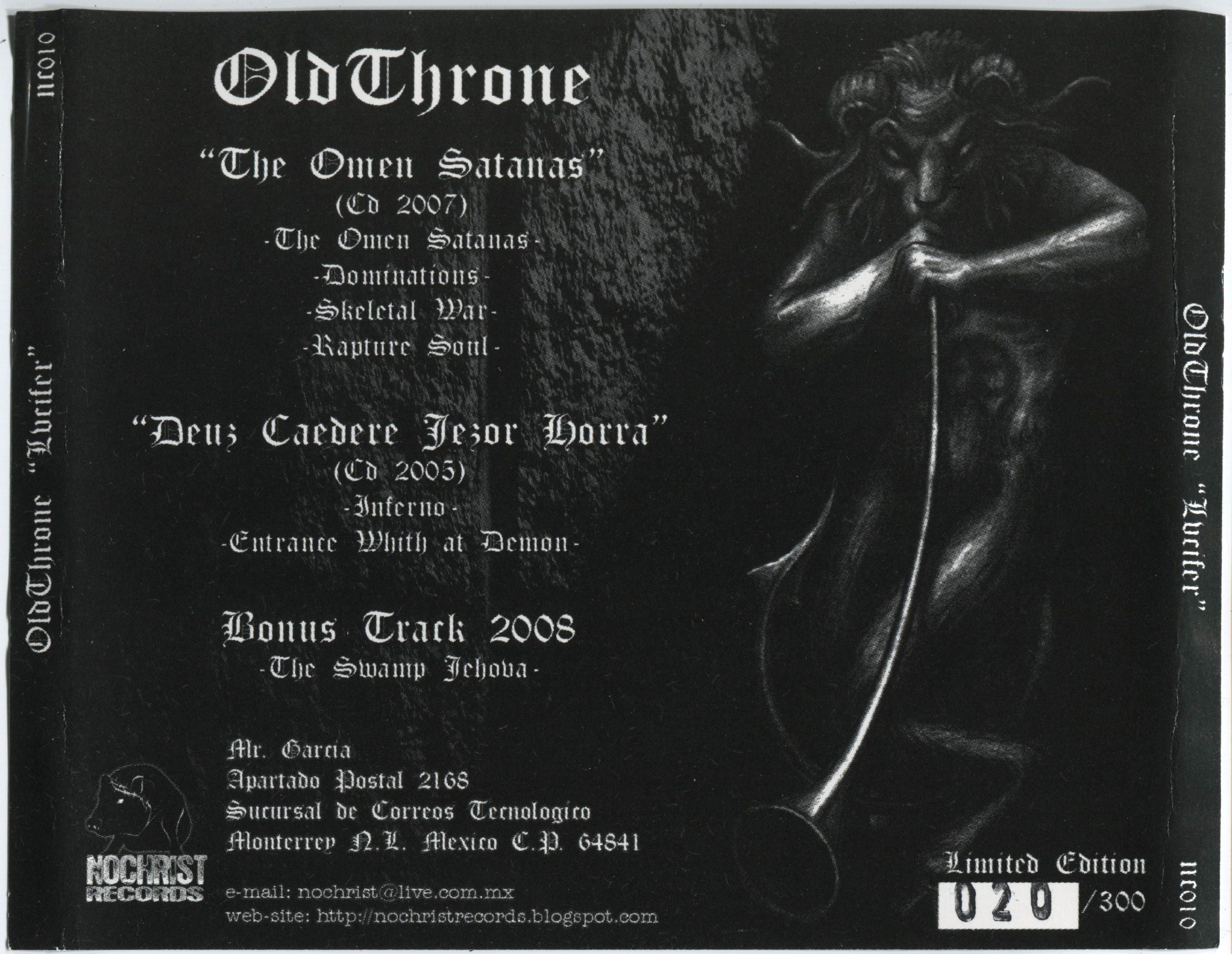Old Throne - Lvcifer [compilation] (2008) Black Metal
