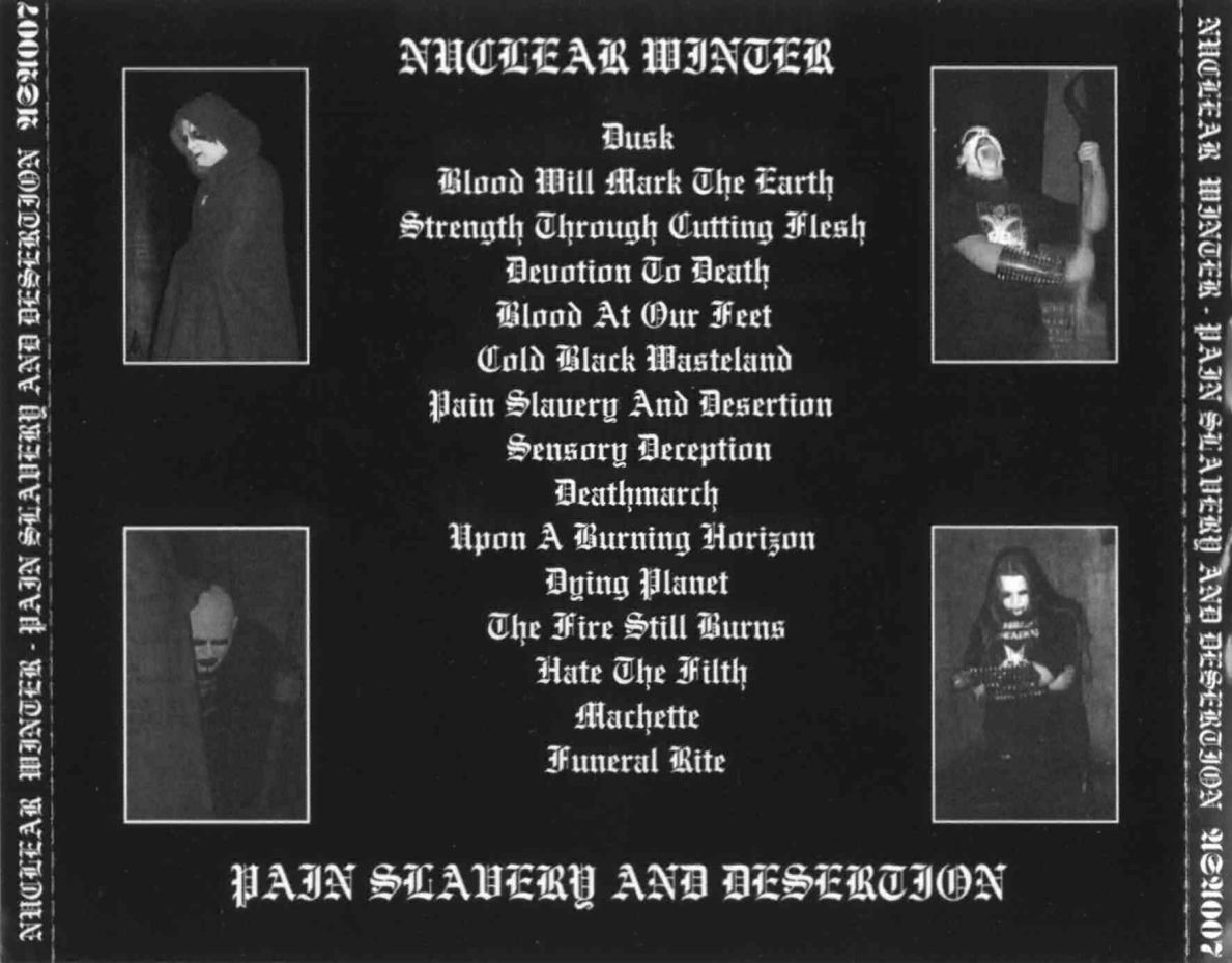 Nuclear Winter - Pain Slavery And Desertion (2002) Black Metal