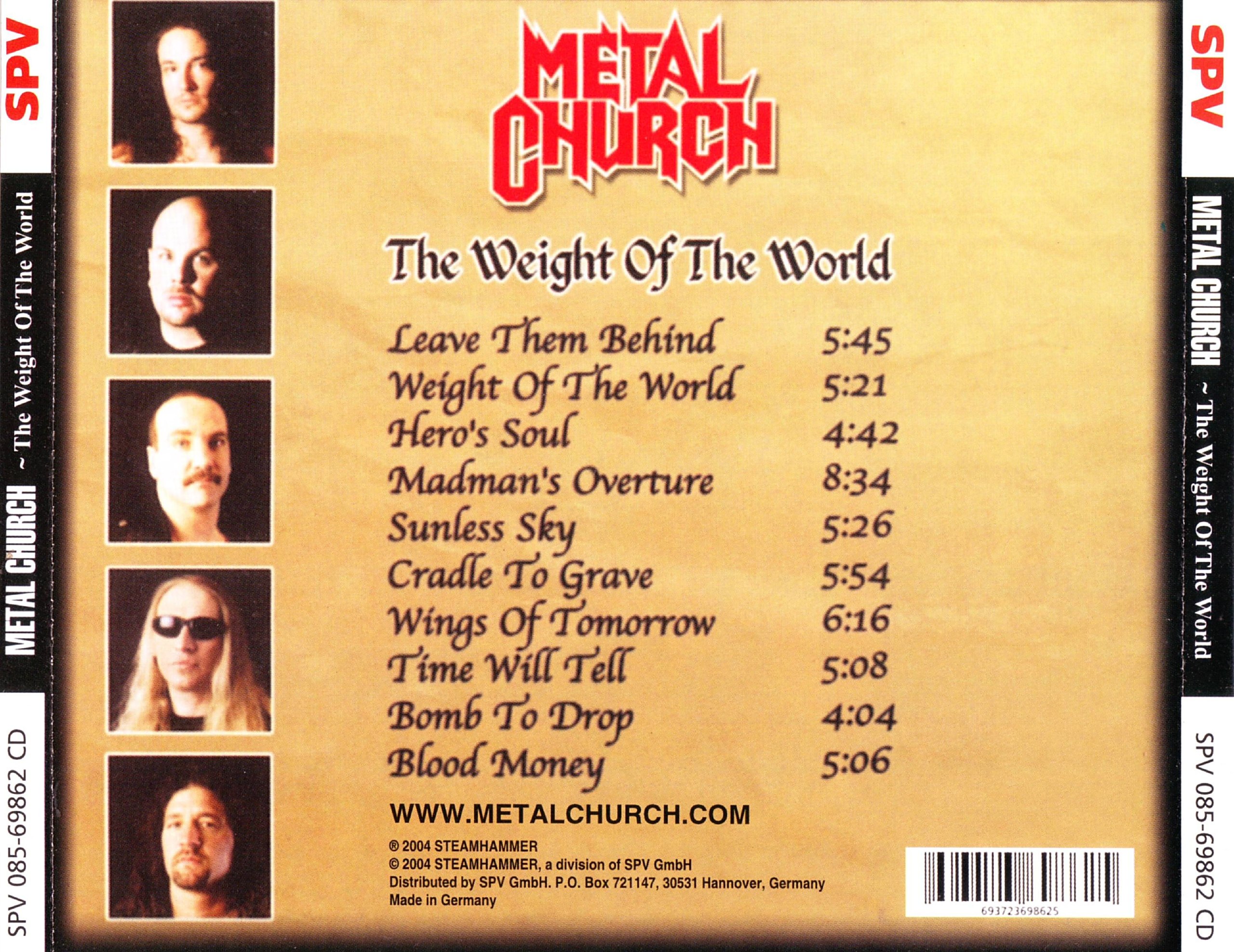 Metal Church - The Weight Of The World (2004) Thrash⁄Heavy Metal