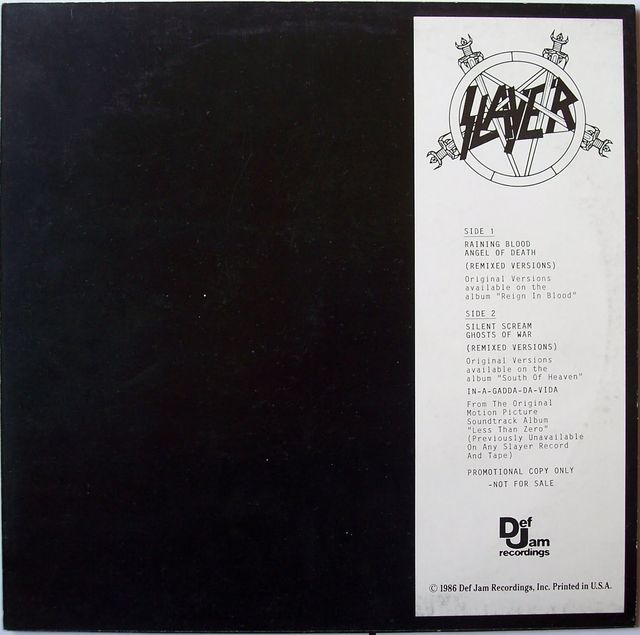 Slayer - Reign In Blood [single] (1988) Thrash Metal
