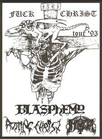 Rotting Christ - Fuck Christ Tour [bootleg] (1993) Black Metal