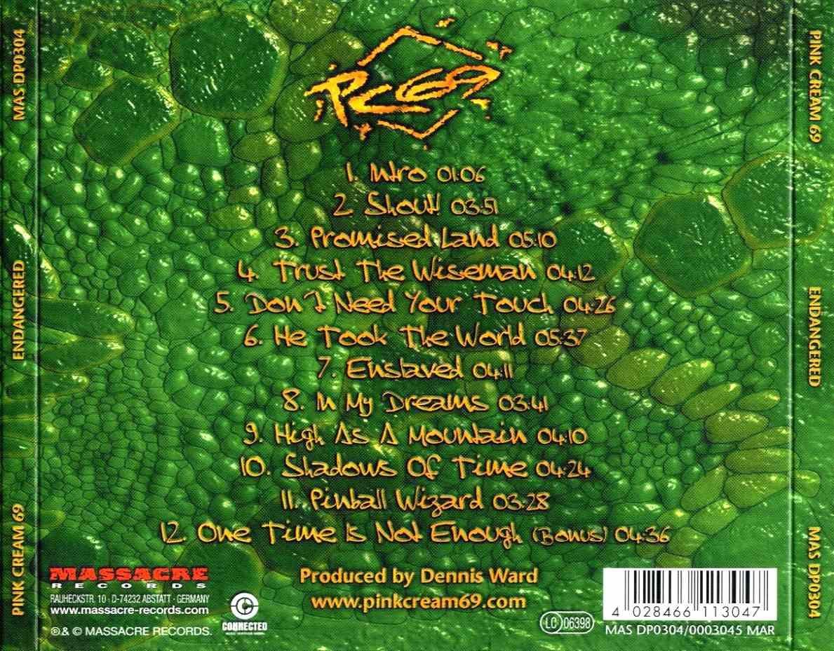 Pink Cream 69 - Endangered (2001) Melodic Power Metal - Glam⁄Hard Rock
