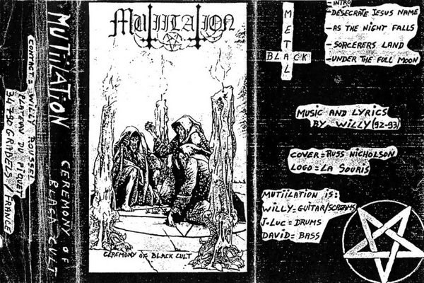 Mütiilation - Ceremony Of Black Cult [demo] (1993) Black Metal
