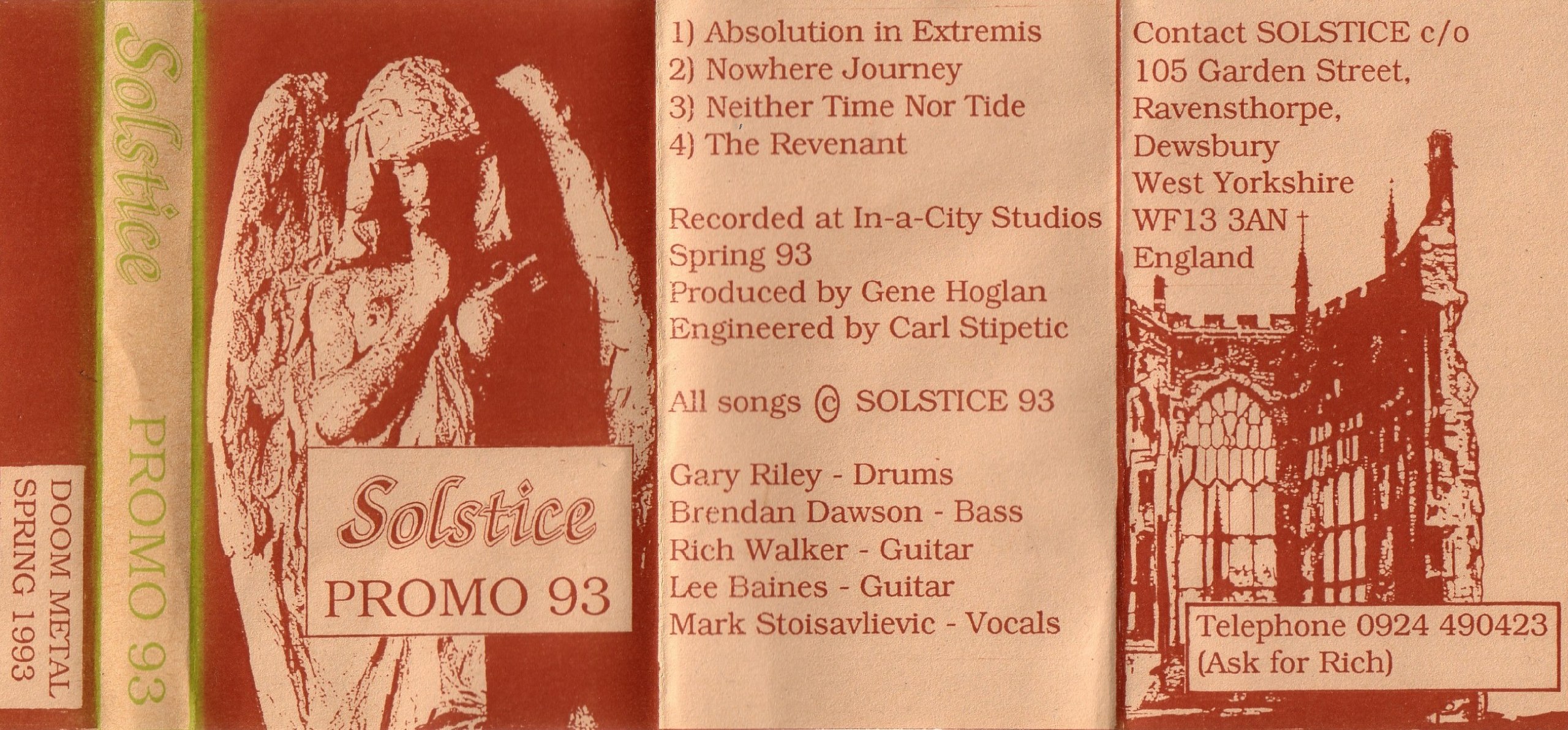 Solstice - Promo 93 [demo] (1993) Epic Doom Metal (D)