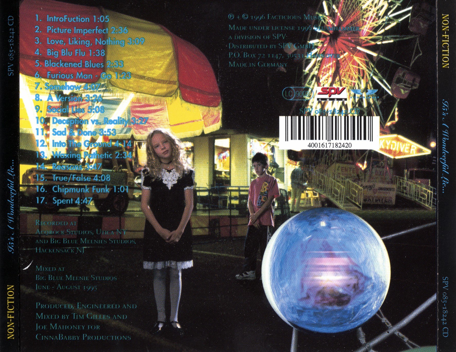 Non-Fiction - It's A Wonderful Lie (1996) Progressive Groove Thrash⁄Heavy Metal