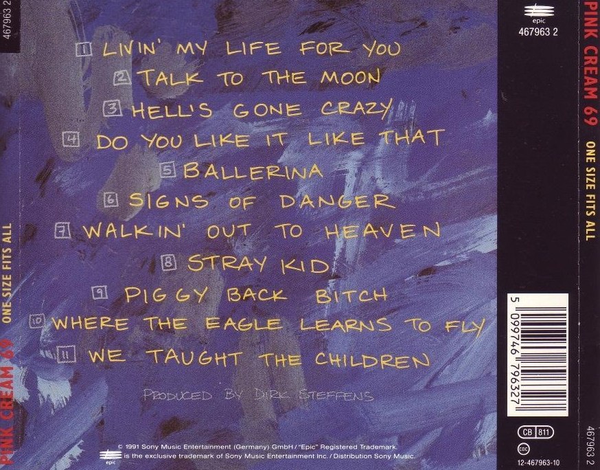 Pink Cream 69 - One Size Fits All (1991) Melodic Power Metal