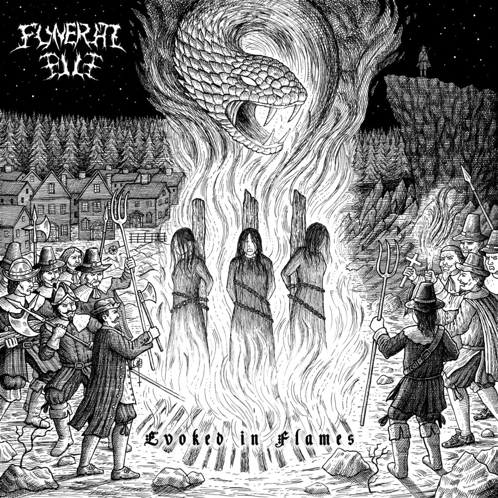 Funeral Pile - Evoked In Flames (2021) Blackened Death⁄Doom Metal
