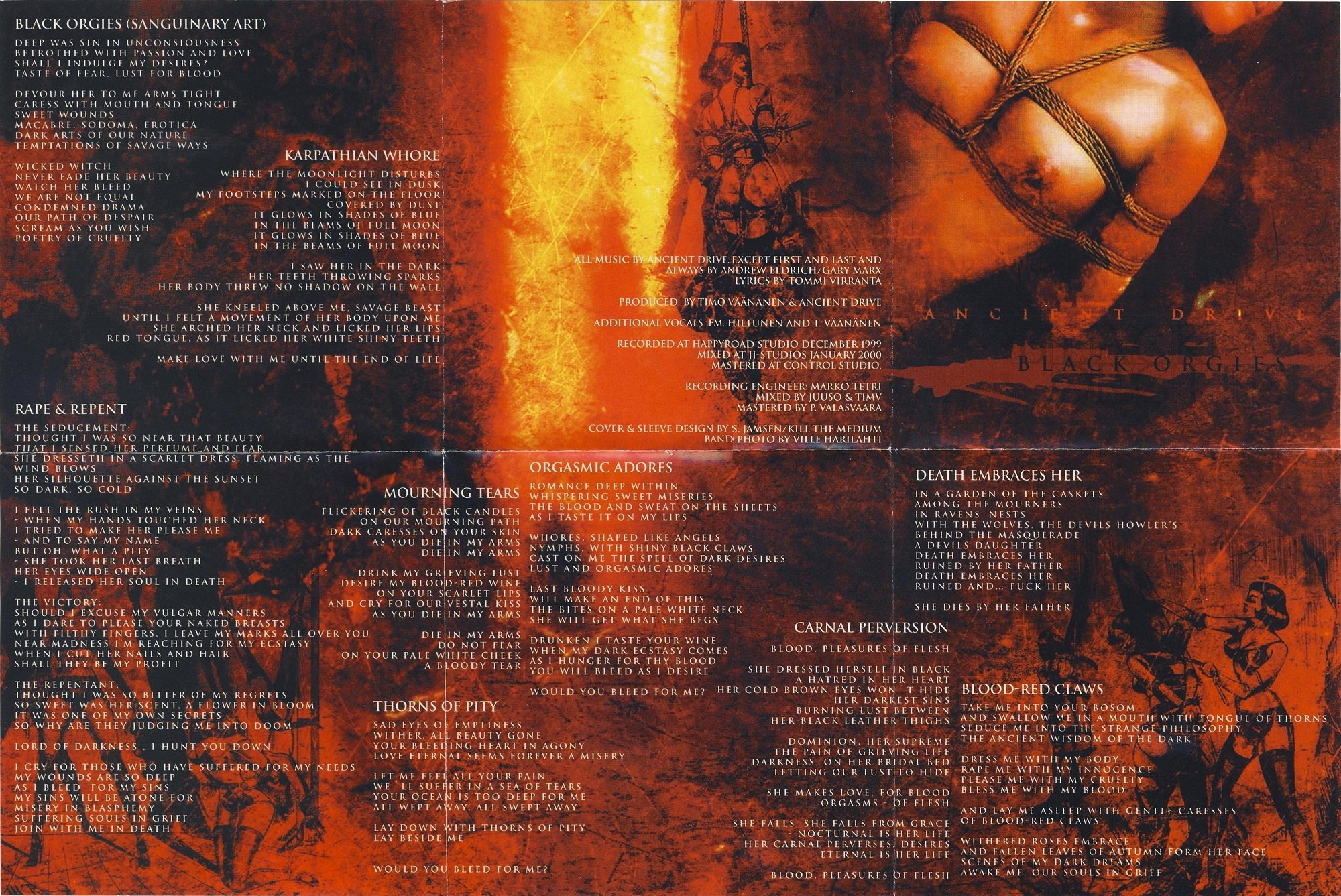 Ancient Drive  - Black Orgies  (2000) Gothic Metal