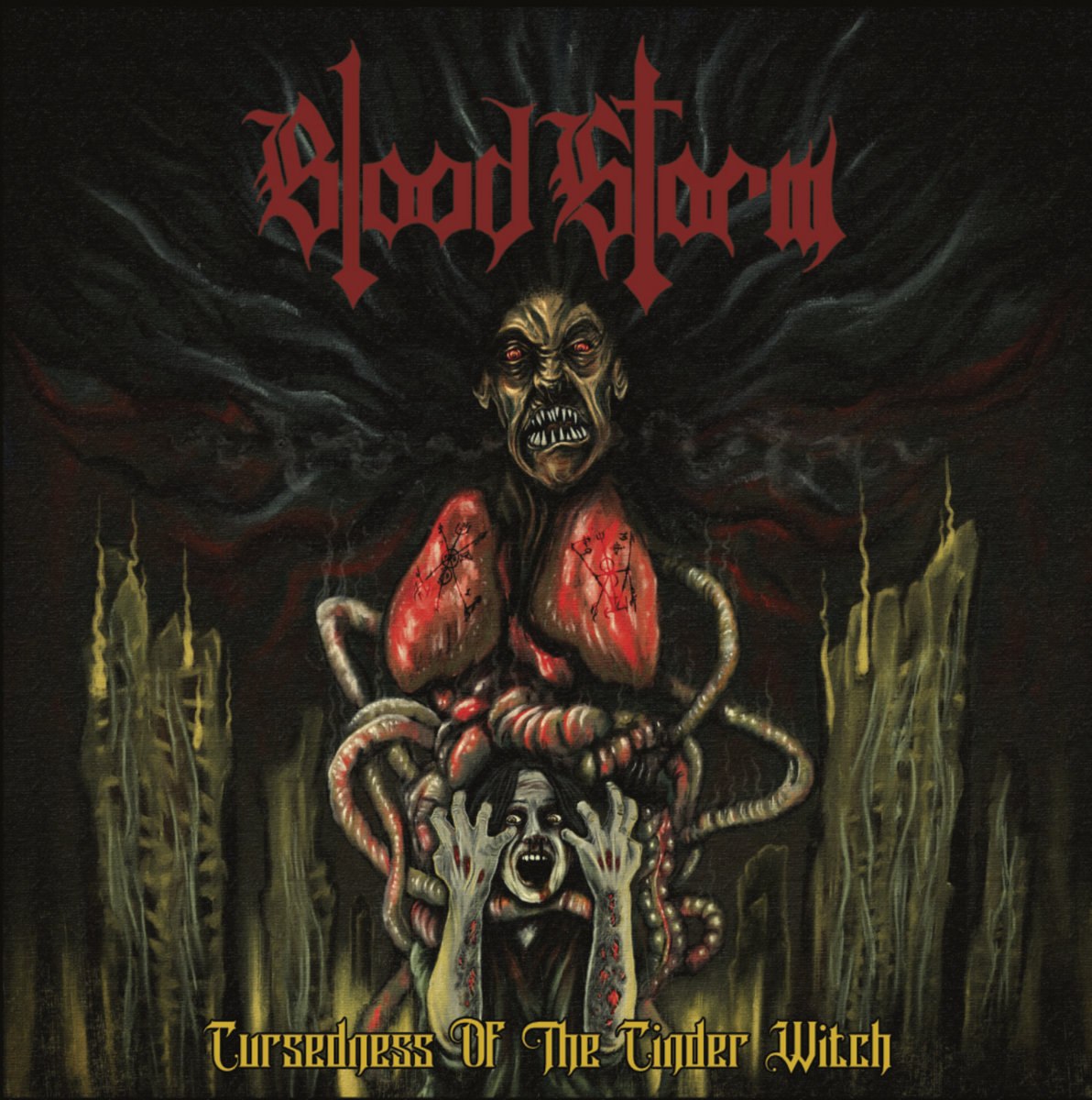 Blood Storm - Cursedness Of The Cinder Witch (2022) Black⁄Thrash Metal (D)
