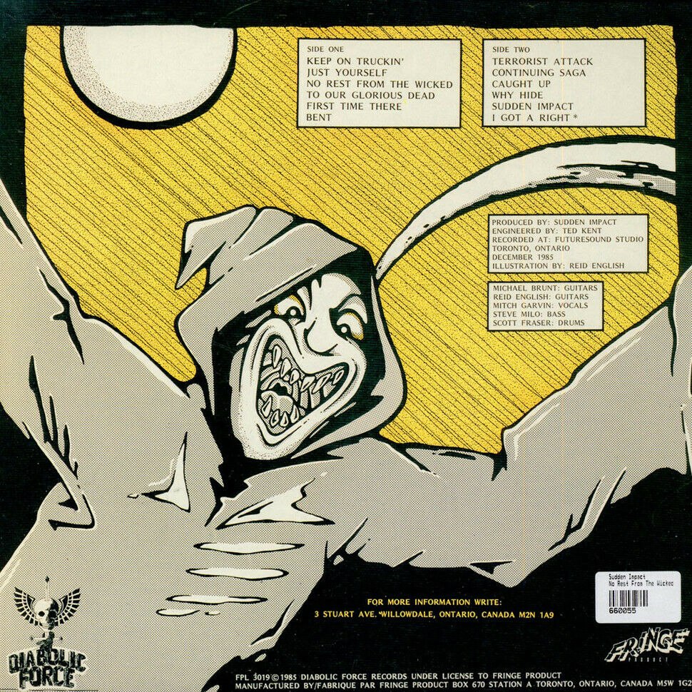 Sudden Impact - No Rest From The Wicked (1985) Thrash Metal⁄Crossover