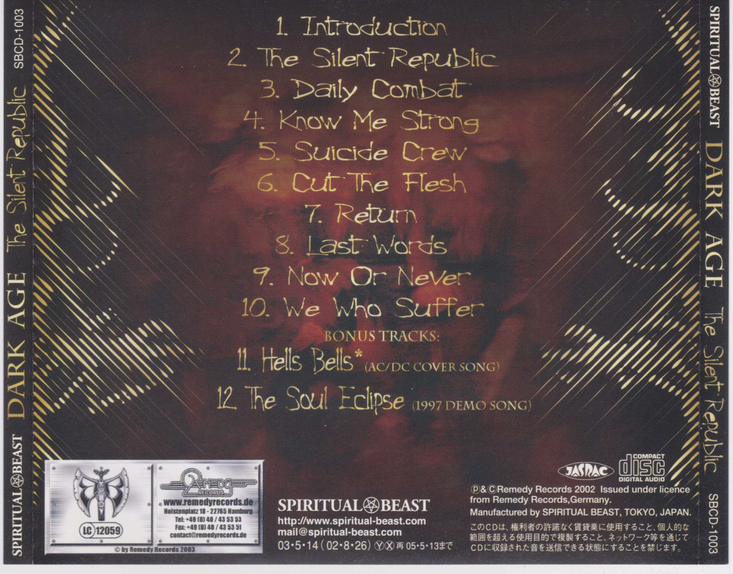 Dark Age - The Silent Republic (2002) Melodic Death Metal