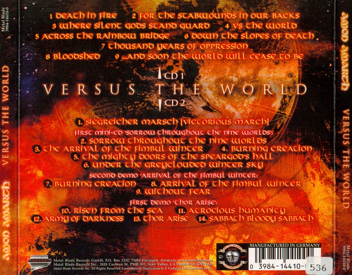 Amon Amarth - Versus The World (2002) Melodic Death Metal
