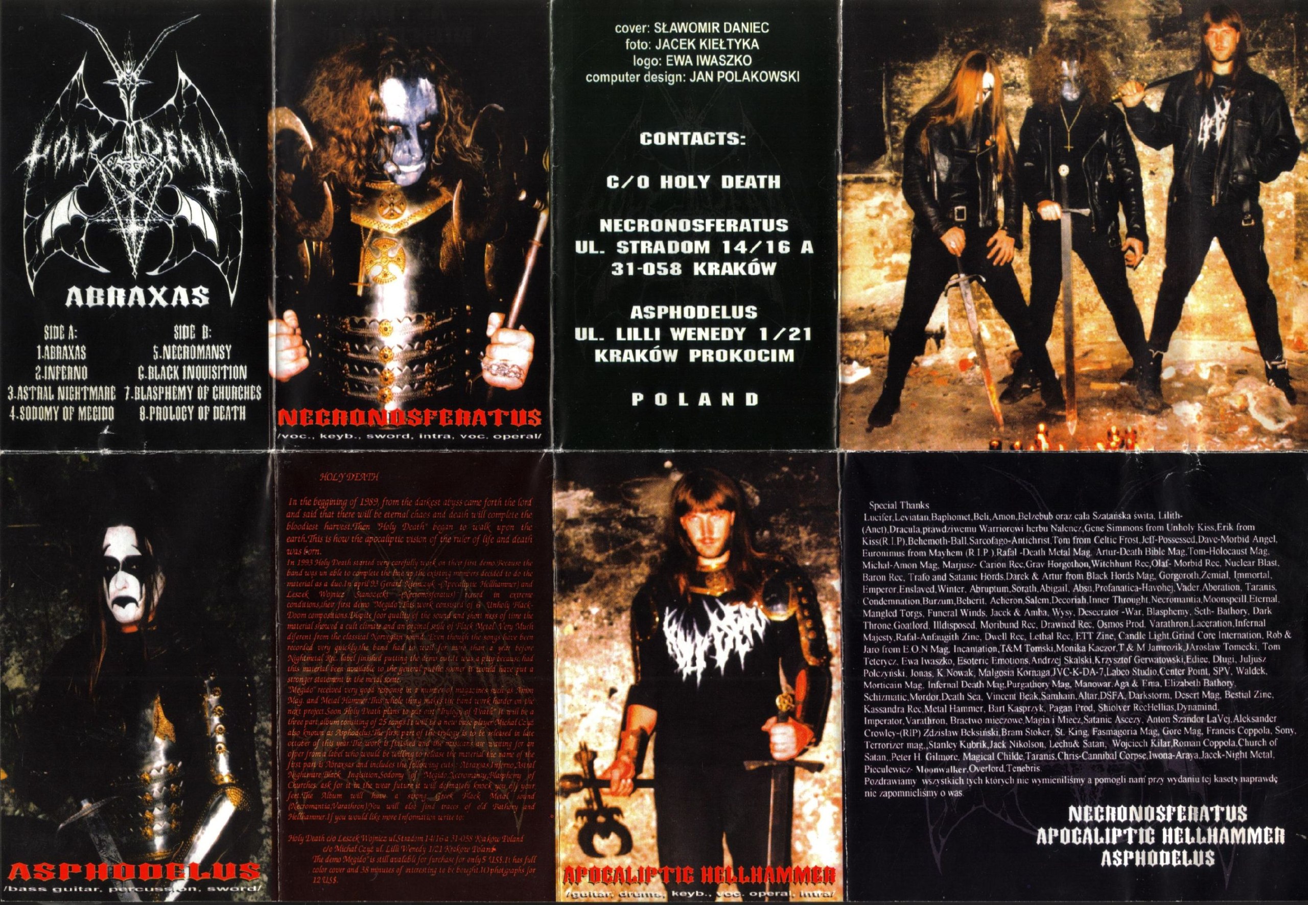Holy Death - Abraxas [demo] (1994) Black Metal