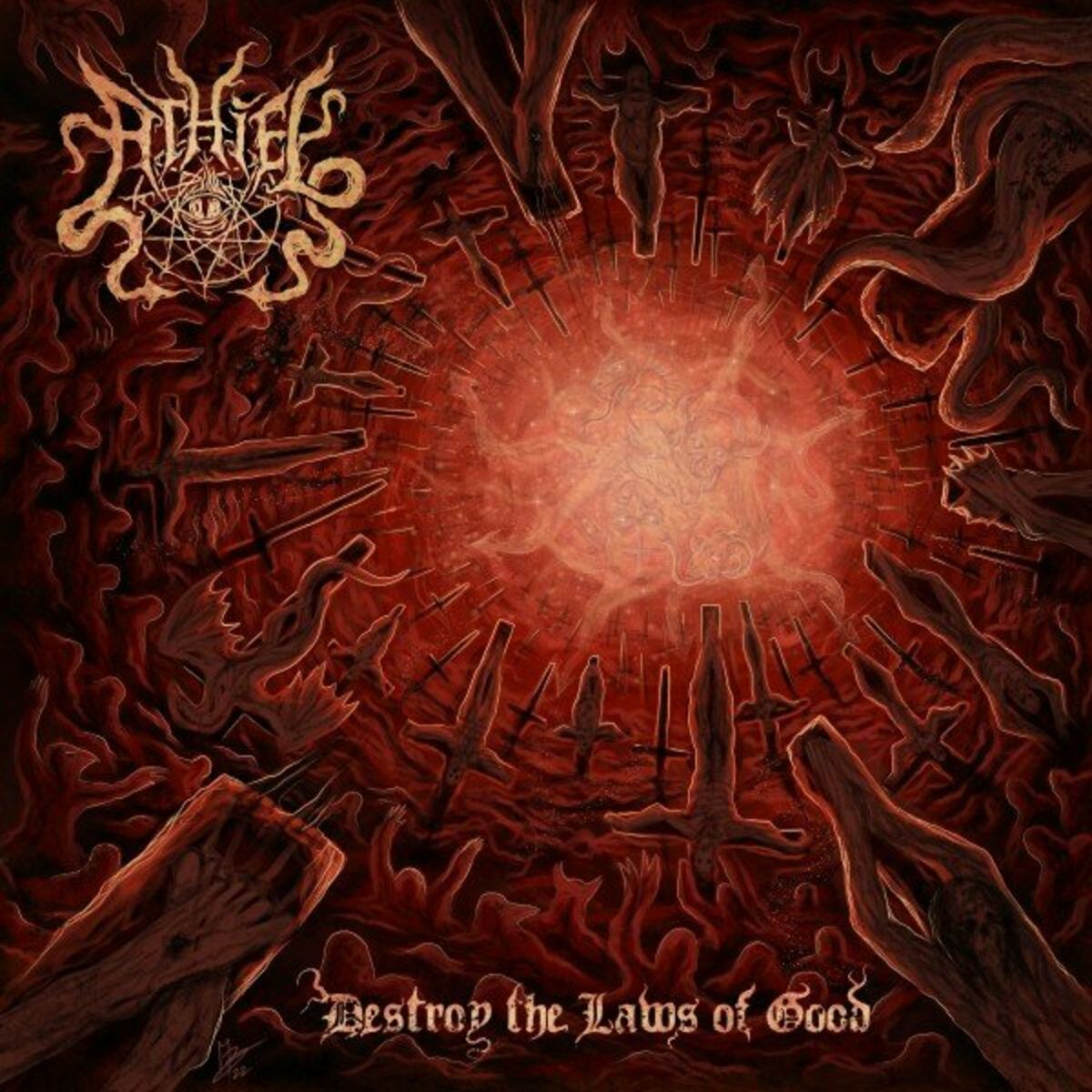 Athiel - Destroy The Laws Of God (2023) Black Metal