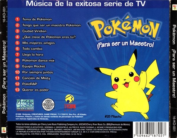 Pokémon ¡Para ser un Maestro! (1999) [4Kids Production]