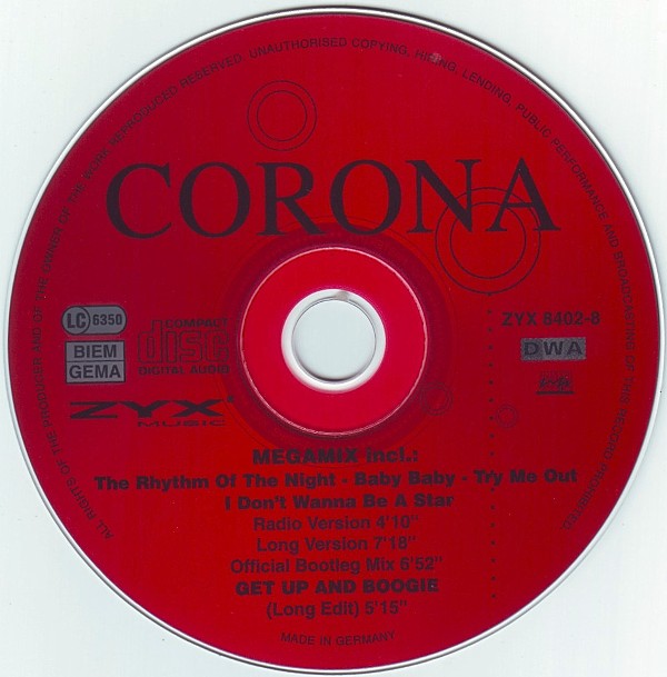 Corona - Megamix (1996)