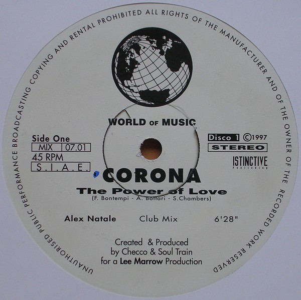 Corona - The Power Of Love (2X12'') (1997)