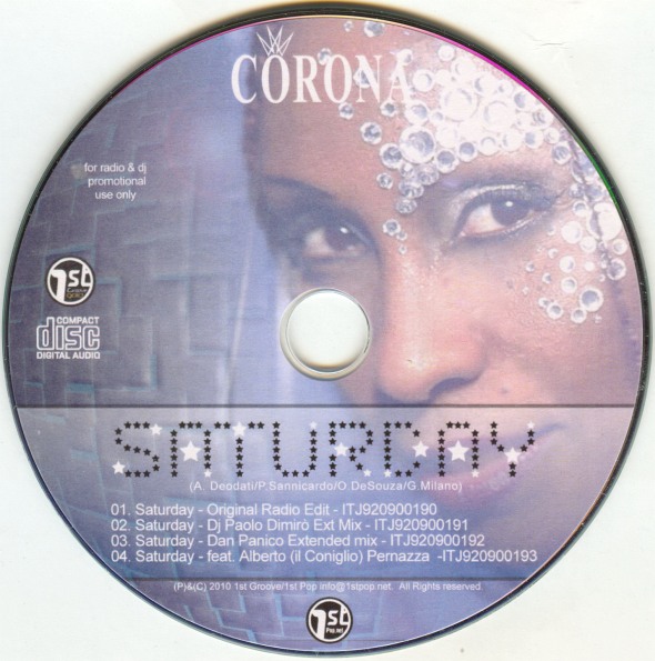 Corona - Saturday (2010)