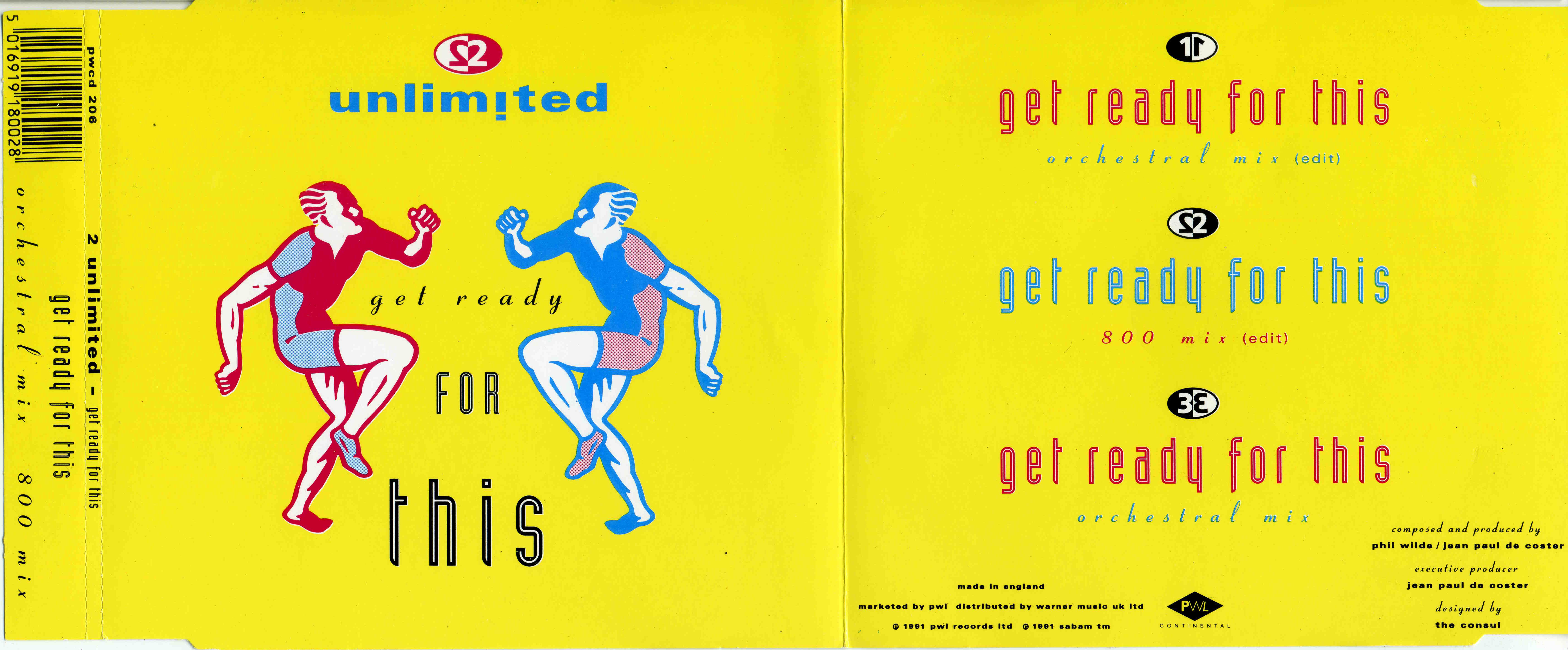 2 unLimited - Get Ready For This CD3 (PWL) (1991)