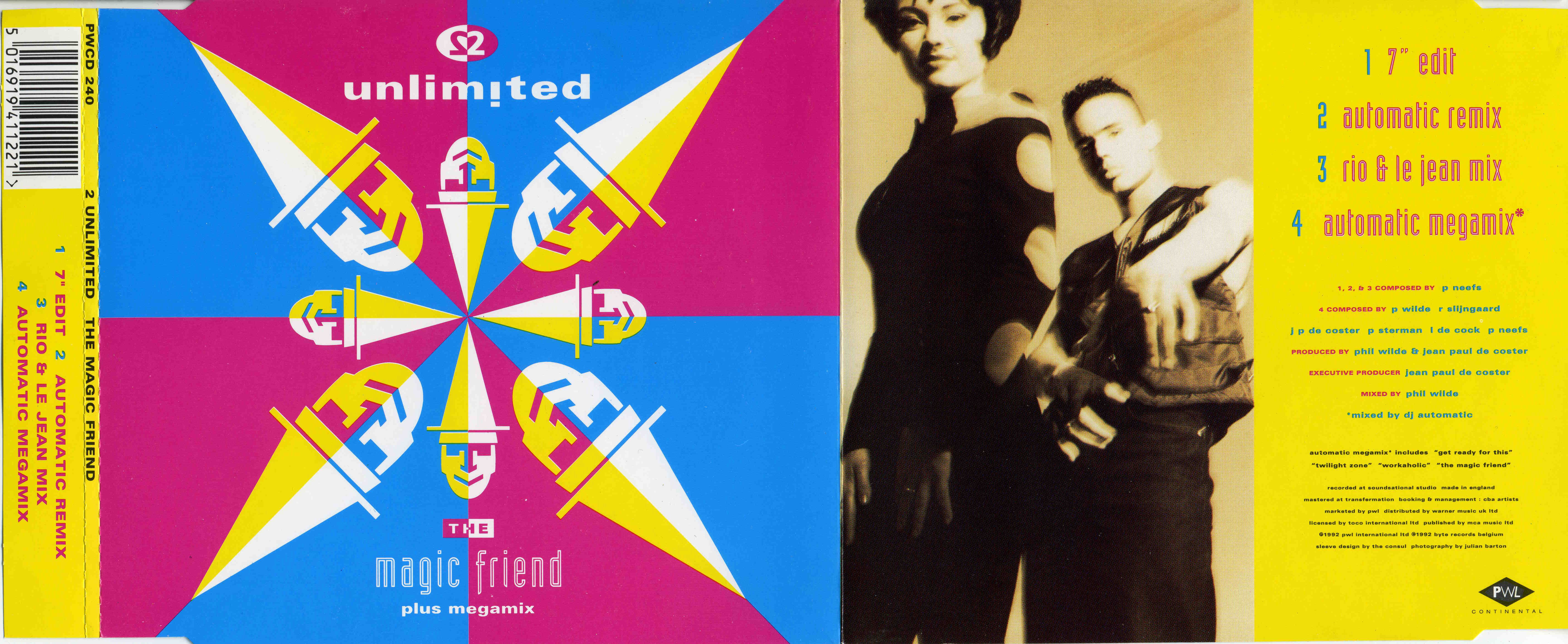 2 unLimited - The Magic Friend CDM (PWL) (1992)