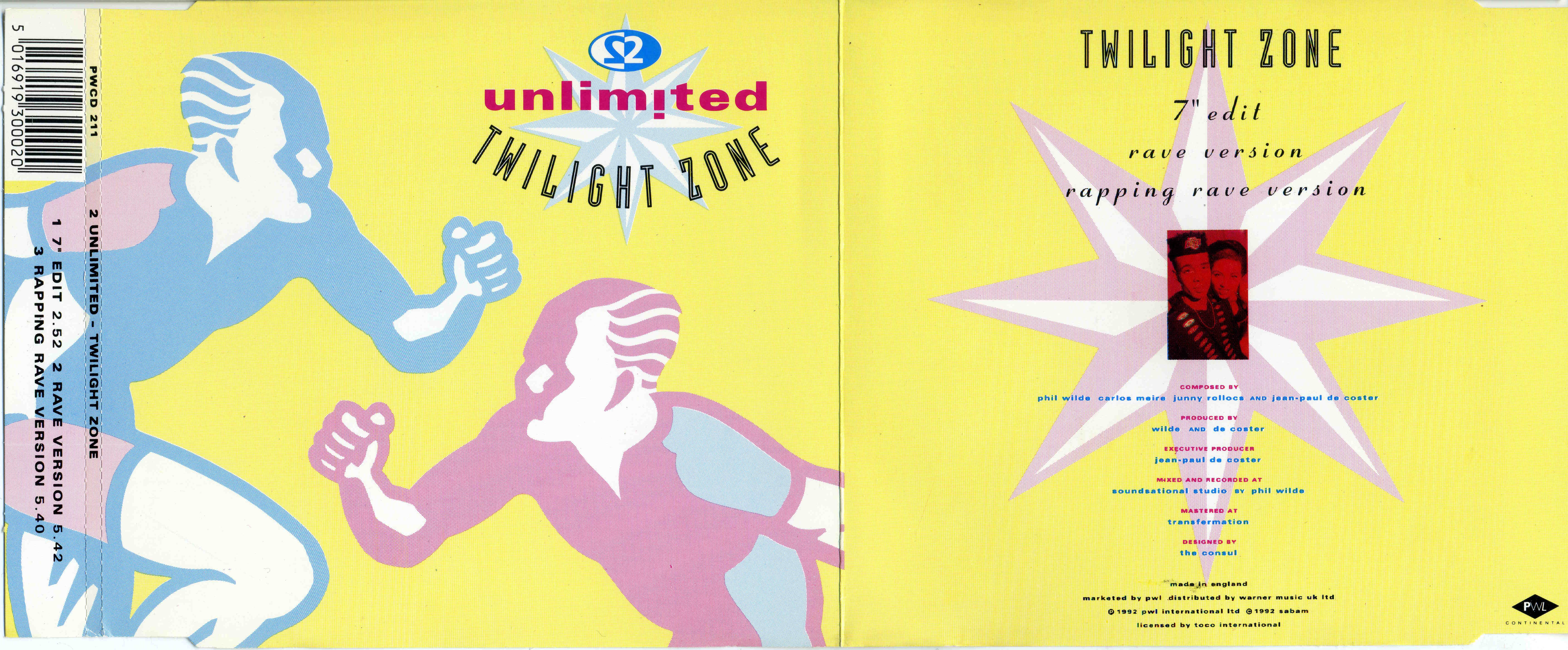 2 unLimited - Twilight Zone CD3 (PWL) (1992)