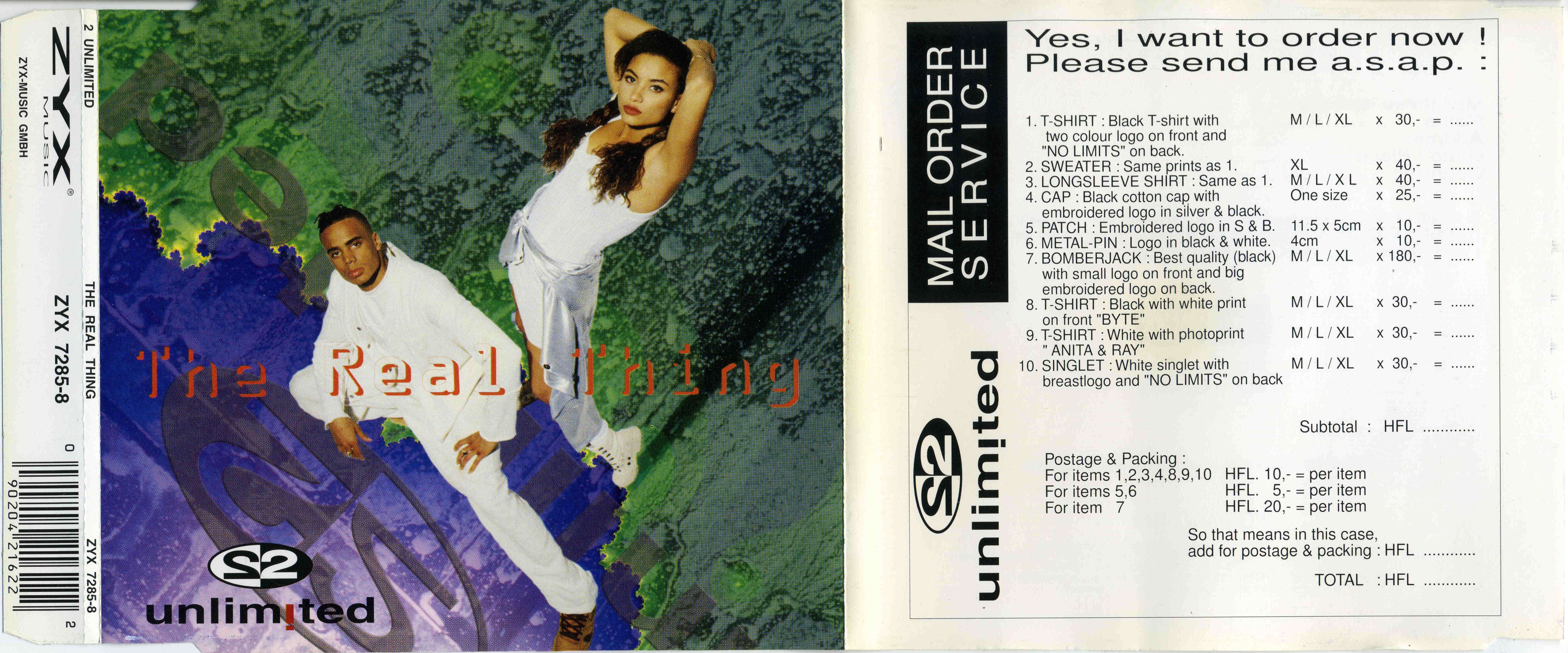 2 unLimited - The Real Thing CDM (ZYX) (1994)