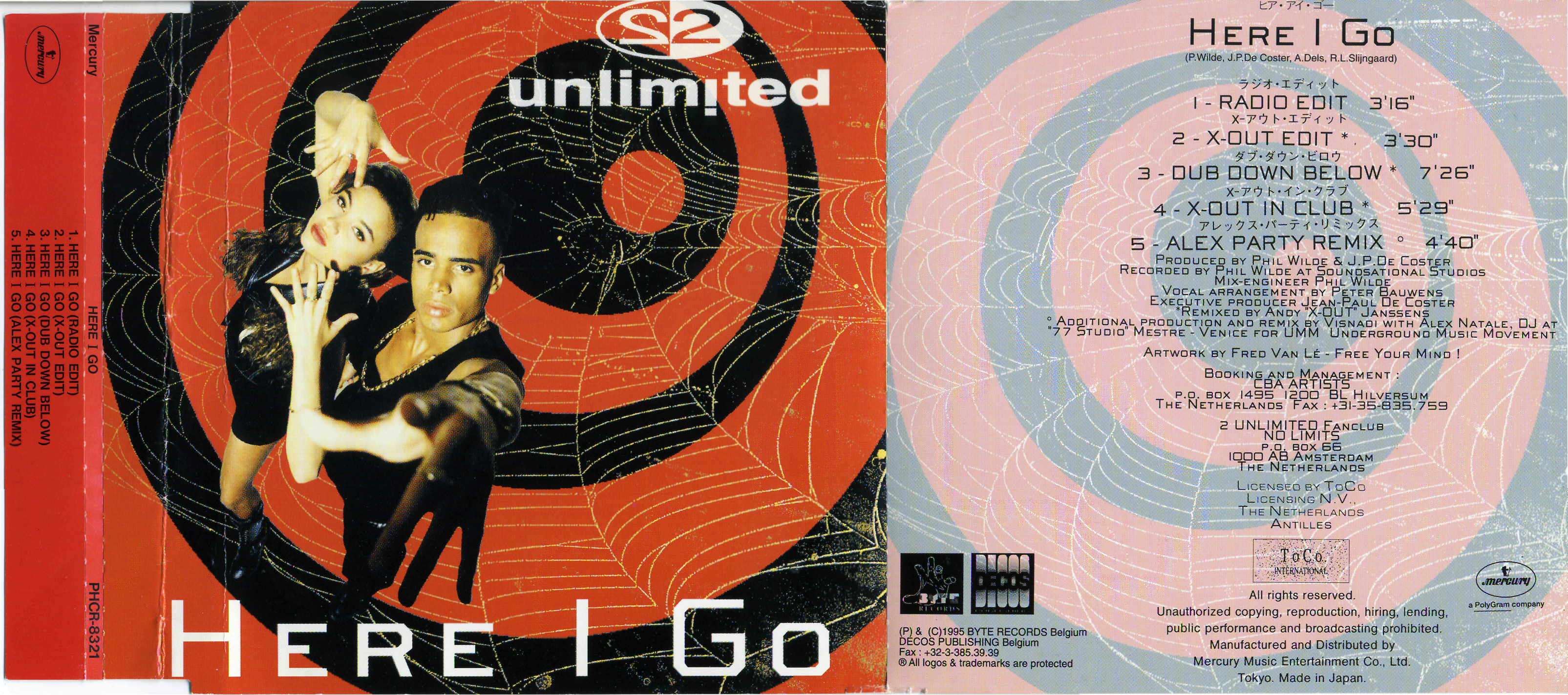 2 unLimited - Here I Go CDM (Japan) (1995)