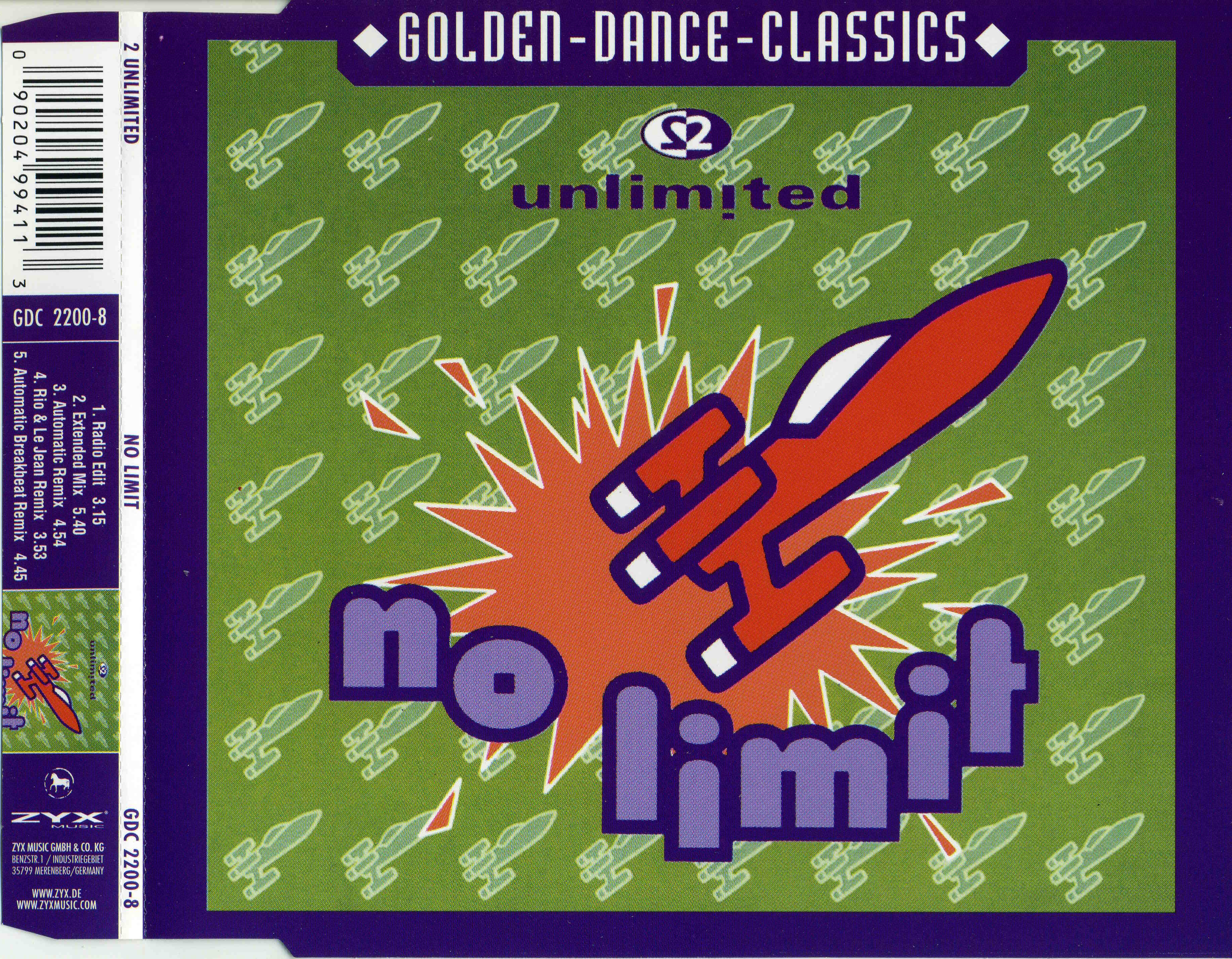 2 unLimited - No Limit CDM (Golden-Dance-Classics) (2000)