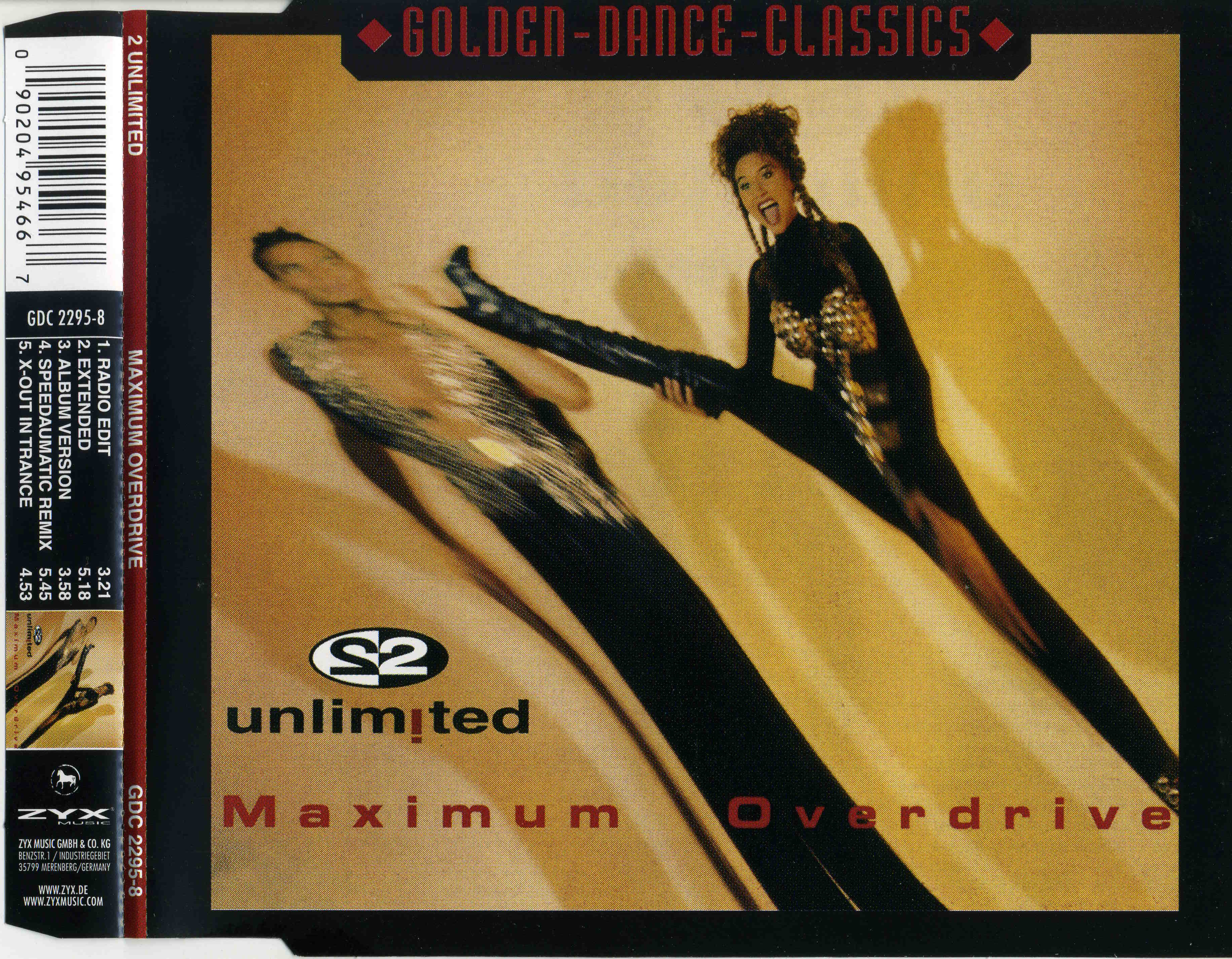 2 unLimited - Maximum Overdrive CDM (Golden-Dance-Classics) (2002)