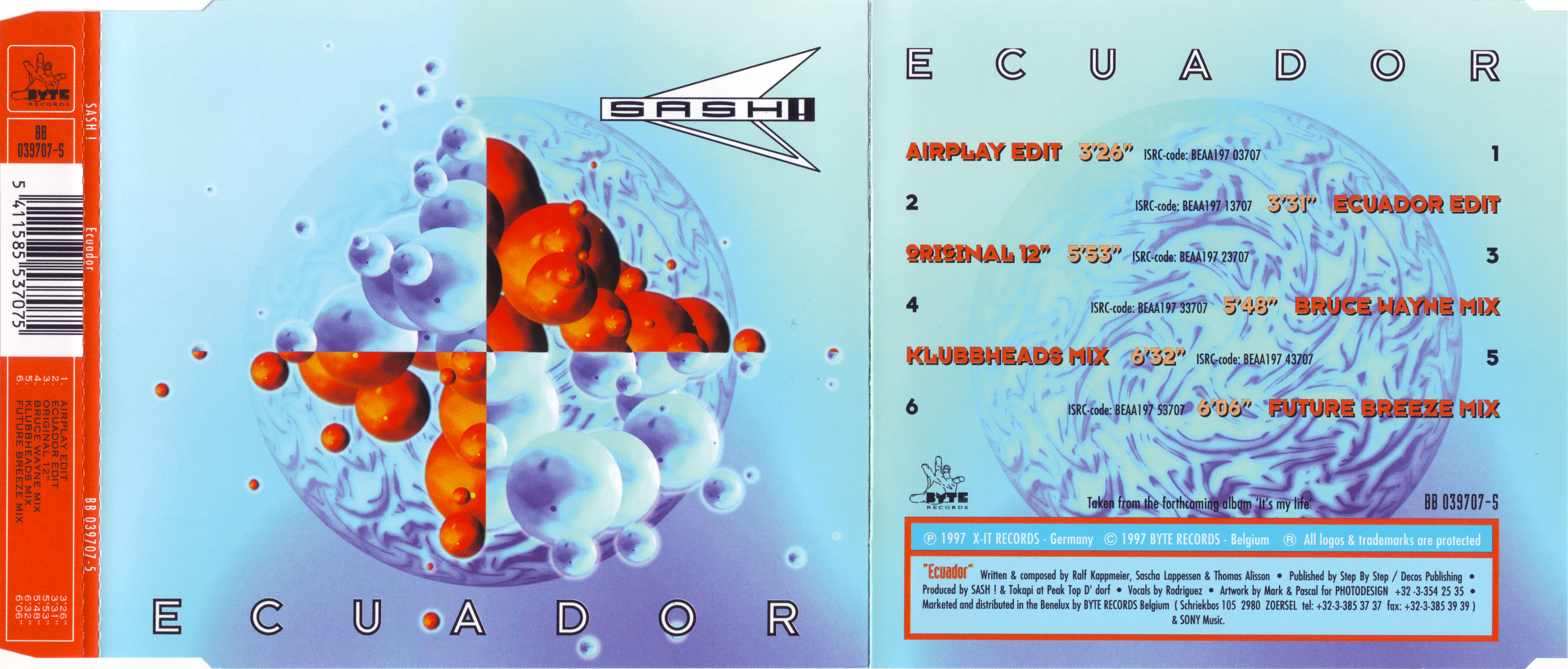 Sash! - Ecuador (BB 039707-5) (1997)