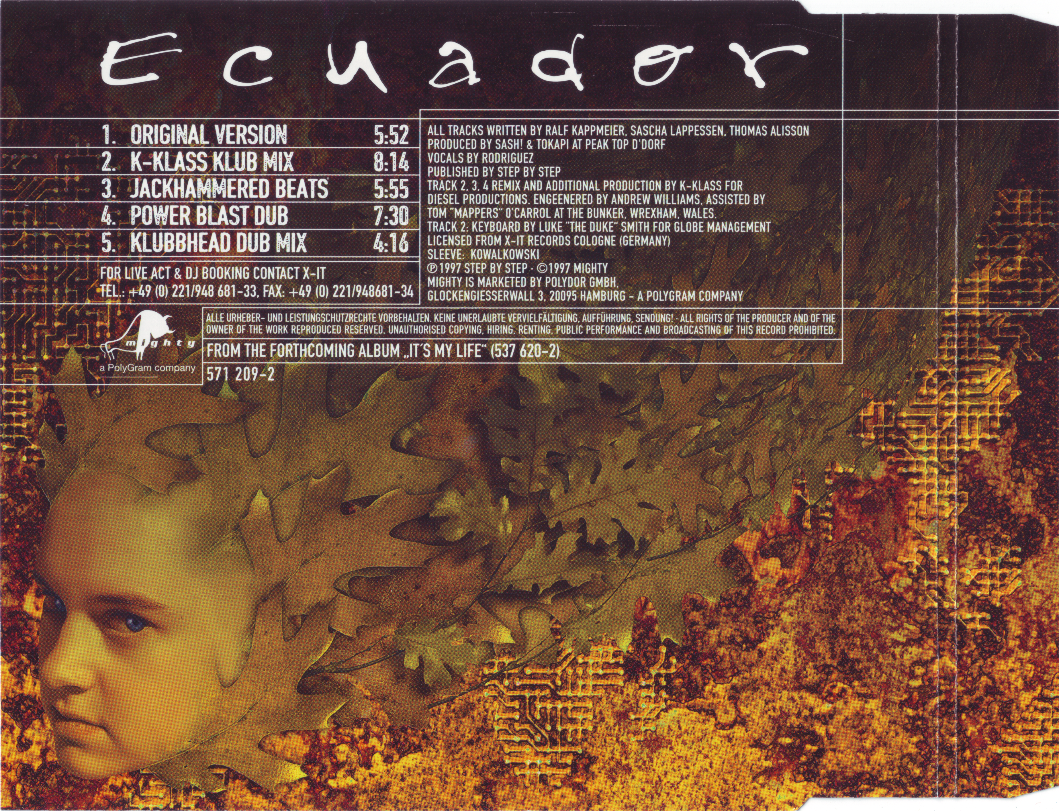 Sash! - Ecuador Limited Edition (571 209-2) (1997)