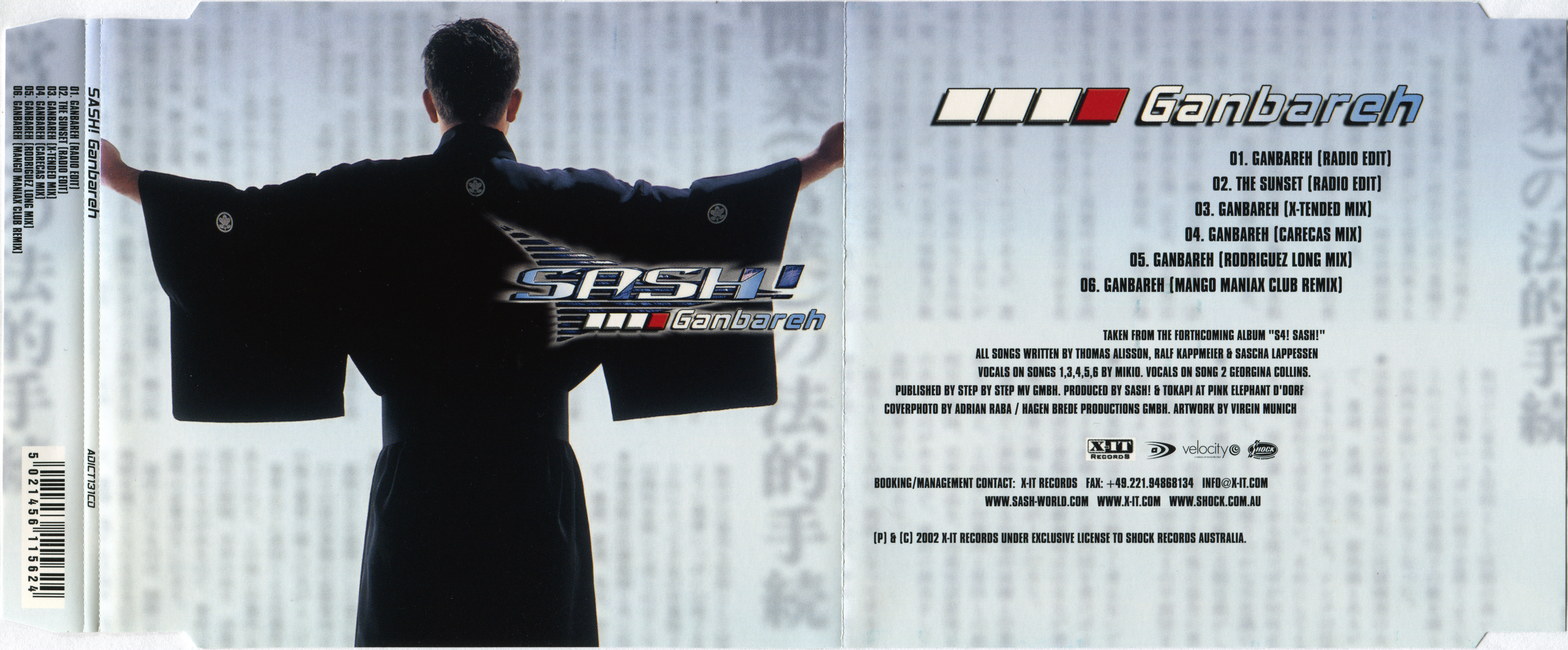 Sash! - Ganbareh (ADICT131CD) (2002)