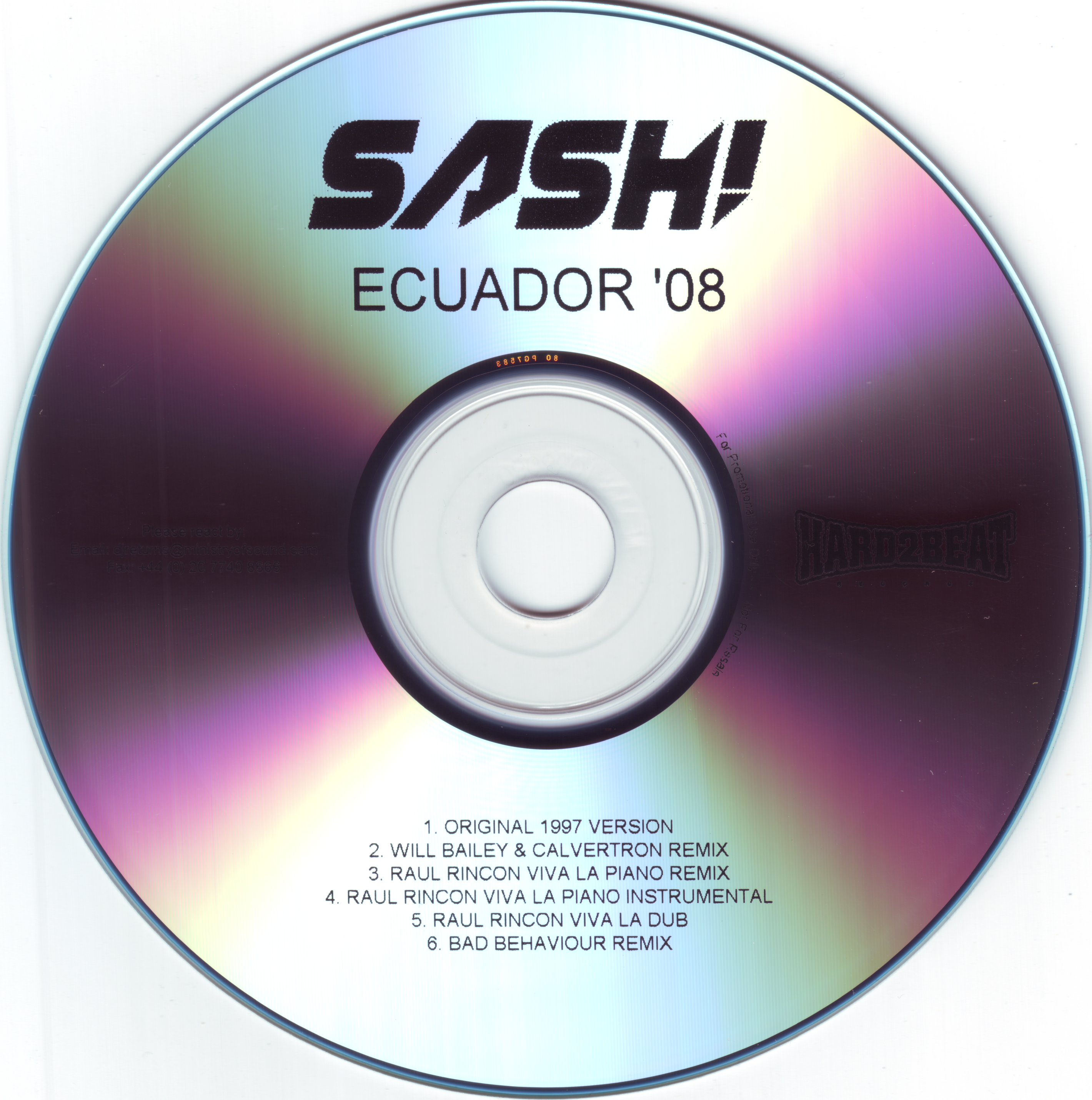 Sash! - Ecuador '08 Promo (2008)