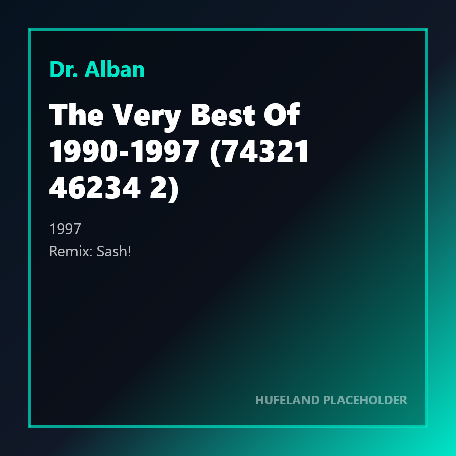 Dr. Alban - The Very Best Of 1990-1997 (74321 46234 2) (1997)