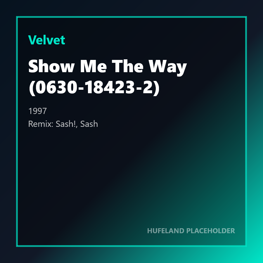 Velvet - Show Me The Way (0630-18423-2) (1997)