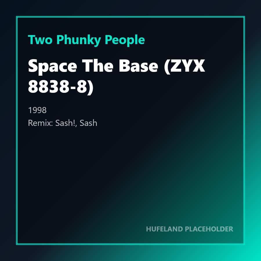 Two Phunky People - Space The Base (ZYX 8838-8) (1998)