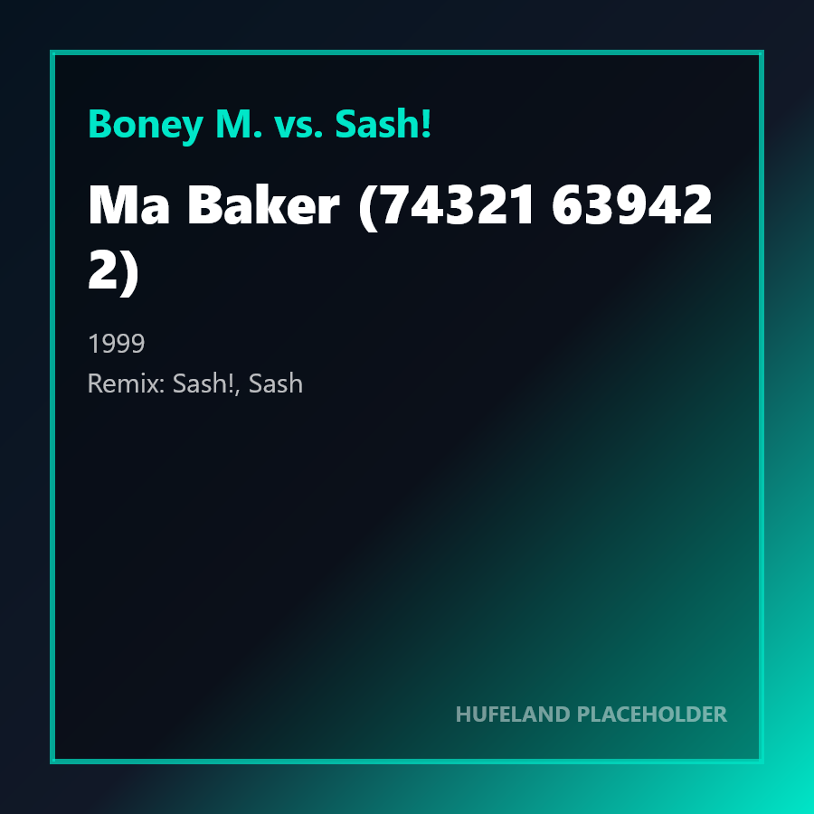 Boney M, Sash! - Ma Baker (74321 63942 2) (1999)