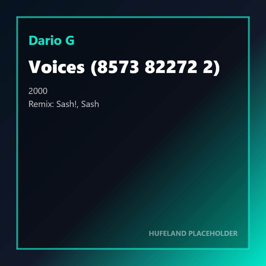 Dario G - Voices (8573 82272 2) (2000)