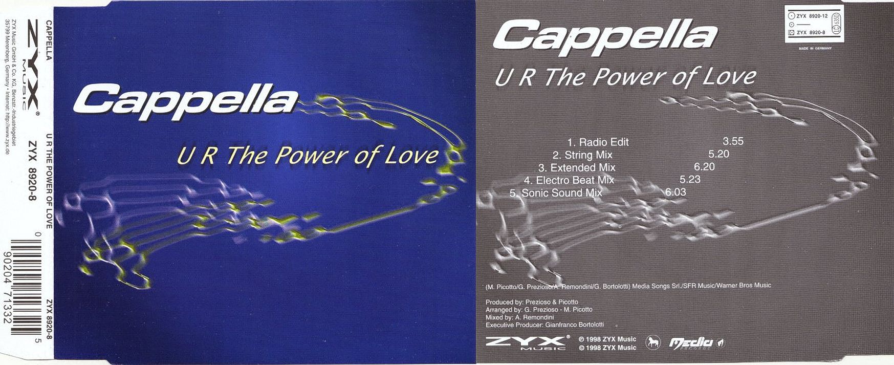 Cappella - U R The Power of Love (German Release) (1998)